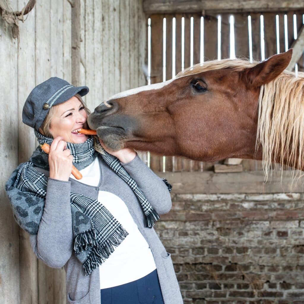 Helke Wieners mit Pferd